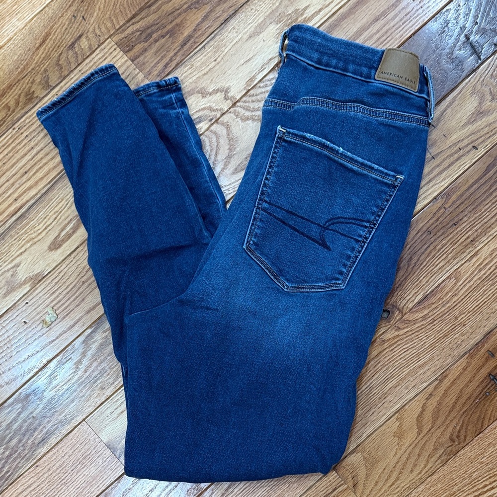 American Eagle Outfitters Dark Indigo Skinny Jeans